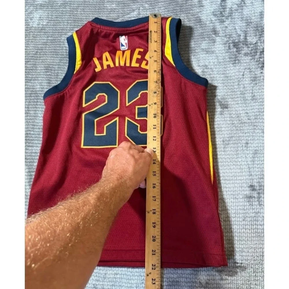 Nike Cleveland Cavaliers LeBron James #23 Jersey Youth S Wine Red Swingman NBA